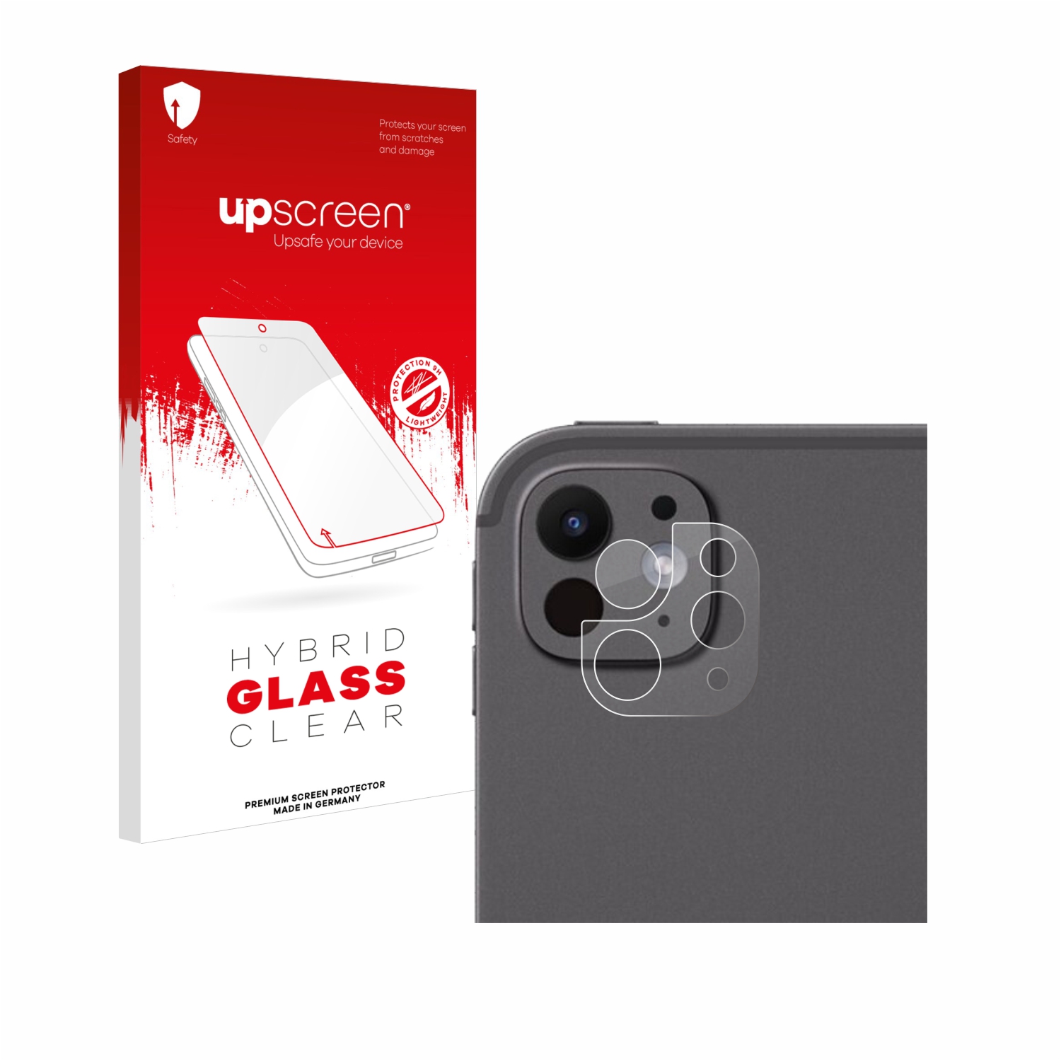 čirá skleněná fólie upscreen Hybrid Glas pro Apple iPad Pro 13 WiFi 2024 (pouze kamera)