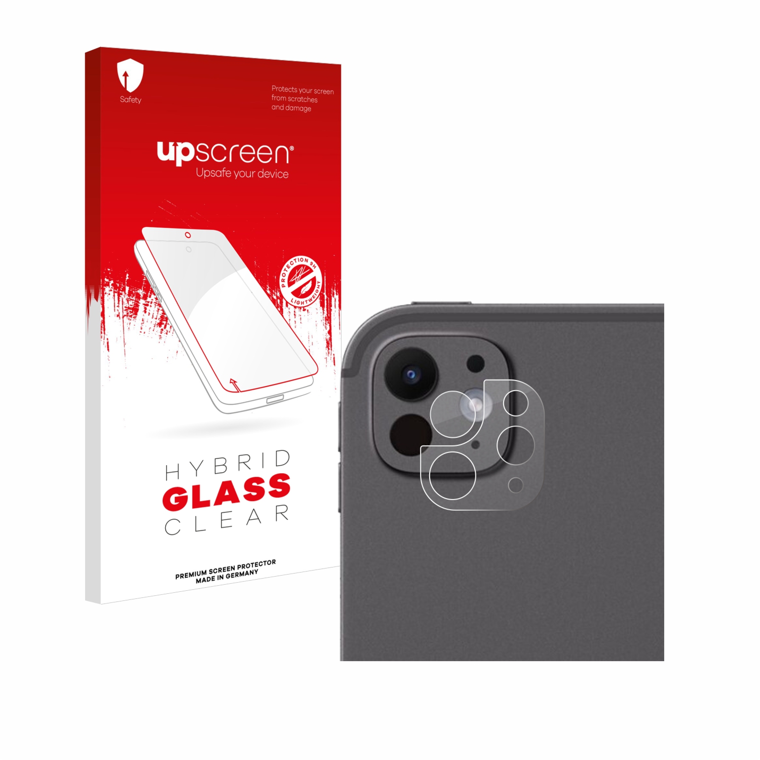 čirá skleněná fólie upscreen Hybrid Glas pro Apple iPad Pro 13 WiFi Cellular 2024 (pouze kamera)