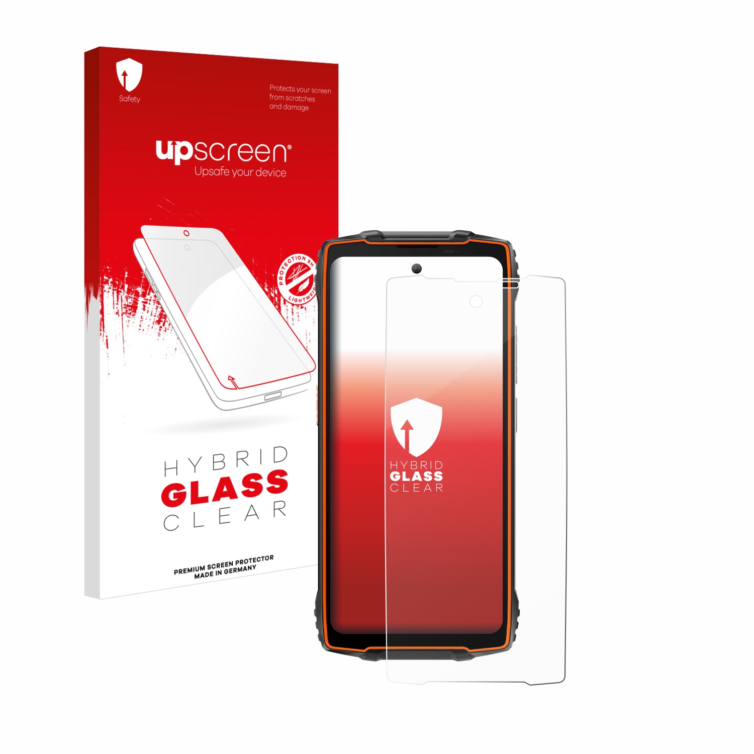 čirá skleněná fólie upscreen Hybrid Glas pro Blackview Oscal Pilot 2