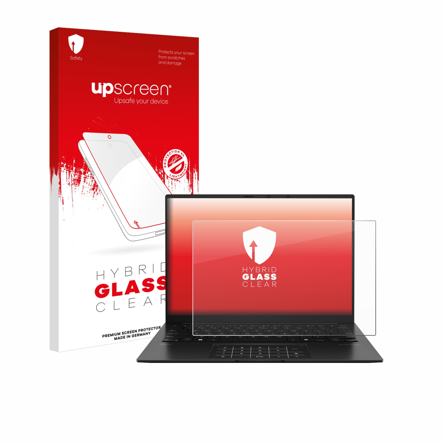 čirá skleněná fólie upscreen Hybrid Glas pro ASUS ZenBook 14 OLED UM3406
