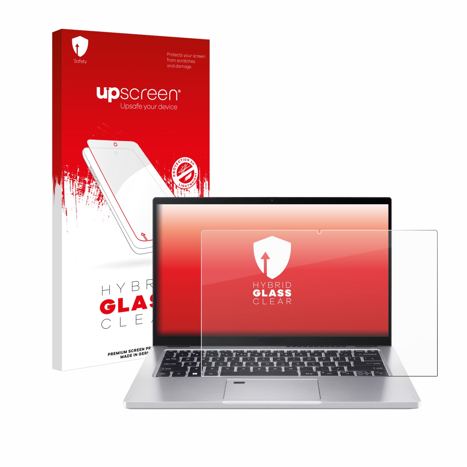 čirá skleněná fólie upscreen Hybrid Glas pro Acer Spin 3 SP314-55N