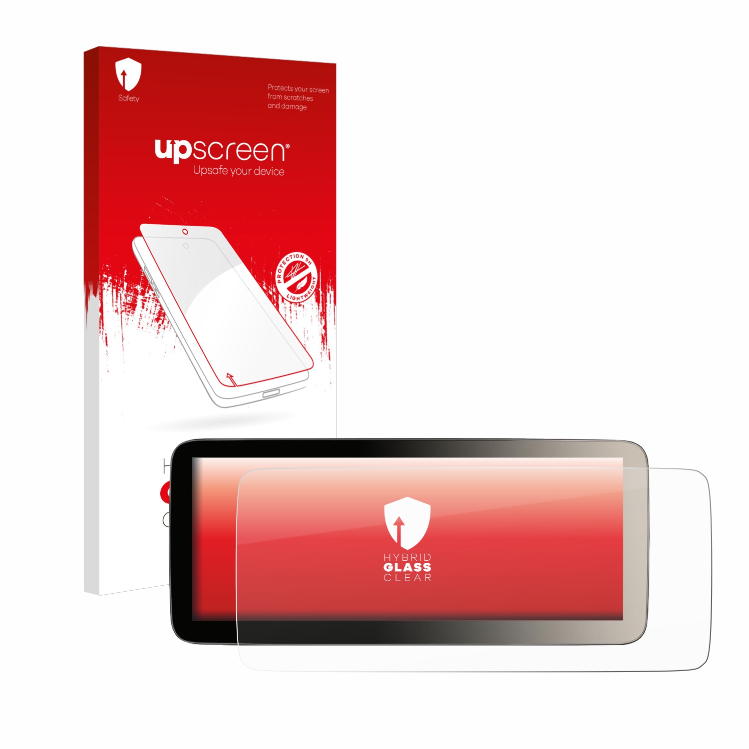 čirá skleněná fólie upscreen Hybrid Glas pro Erisin ES46E40L
