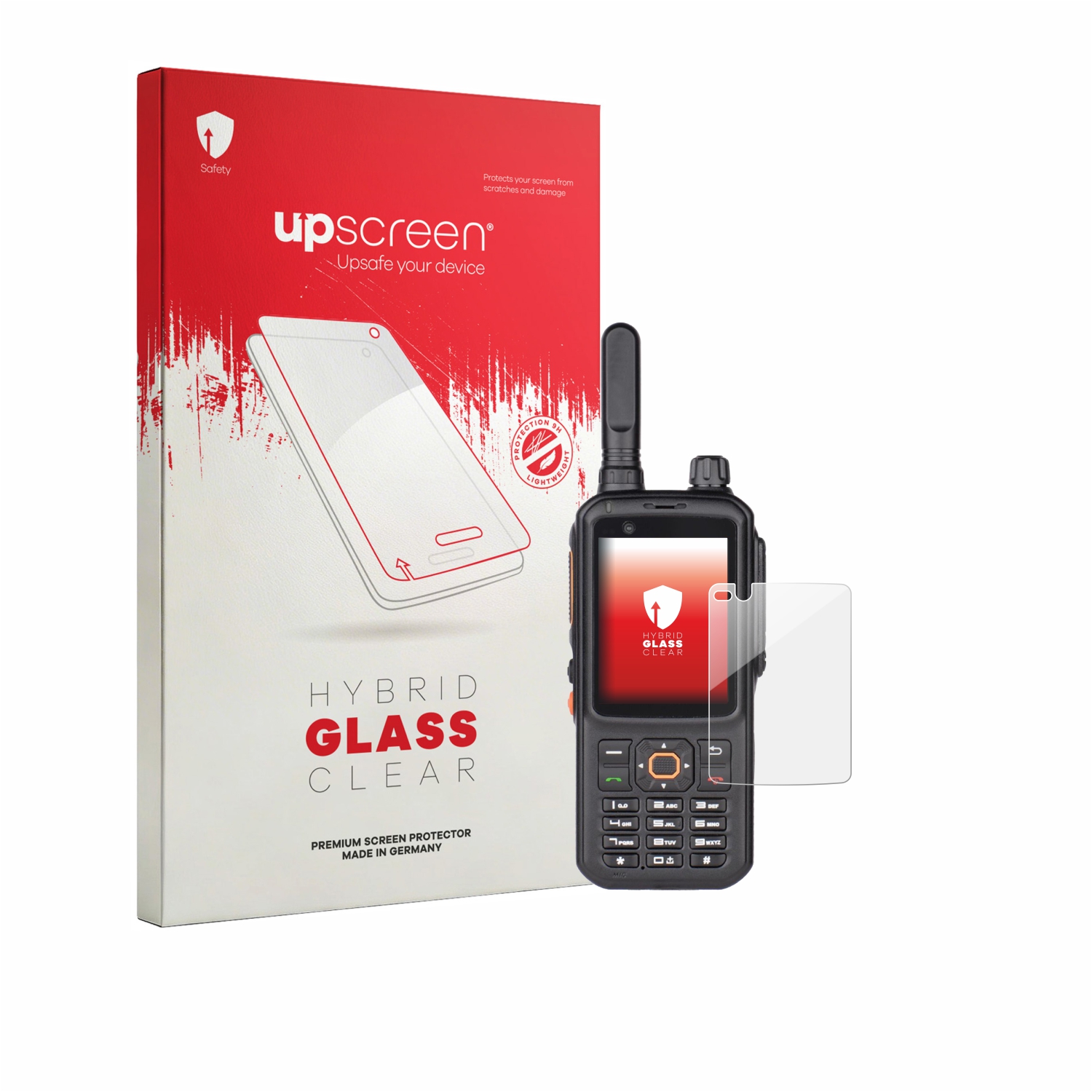 čirá skleněná fólie upscreen Hybrid Glas pro Inrico T320