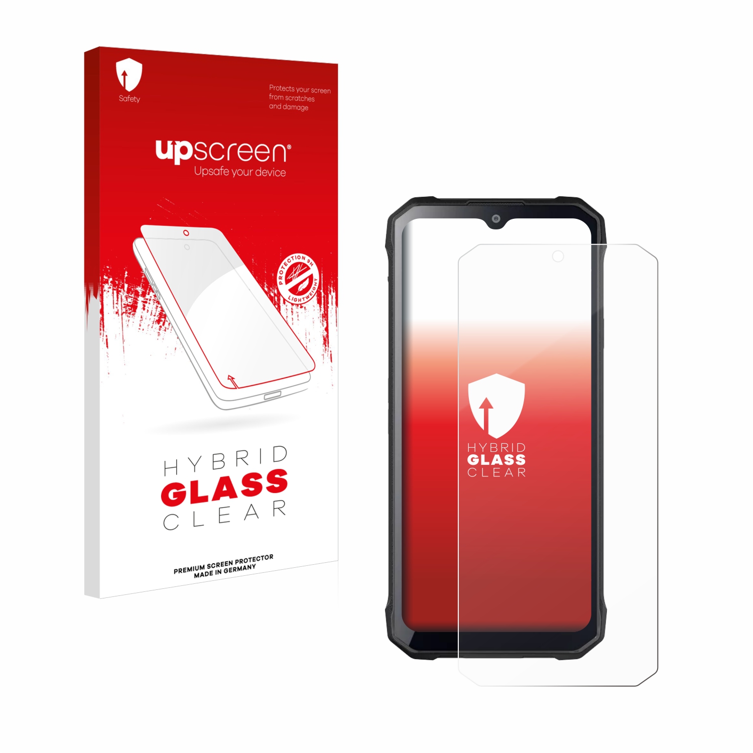čirá skleněná fólie upscreen Hybrid Glas pro Hotwav T7
