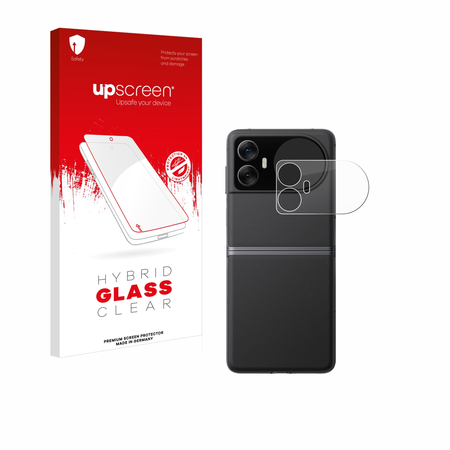 čirá skleněná fólie upscreen Hybrid Glas pro Blackview Hero 10 (externí displej)