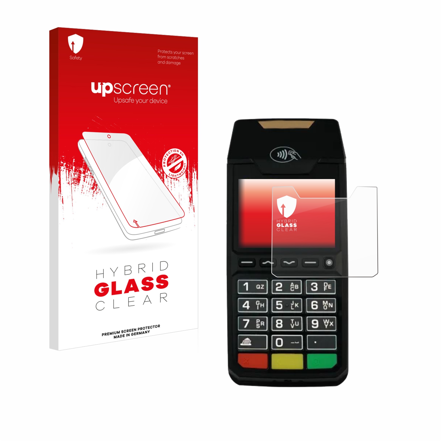 čirá skleněná fólie upscreen Hybrid Glas pro ingenico Desk/ 2600