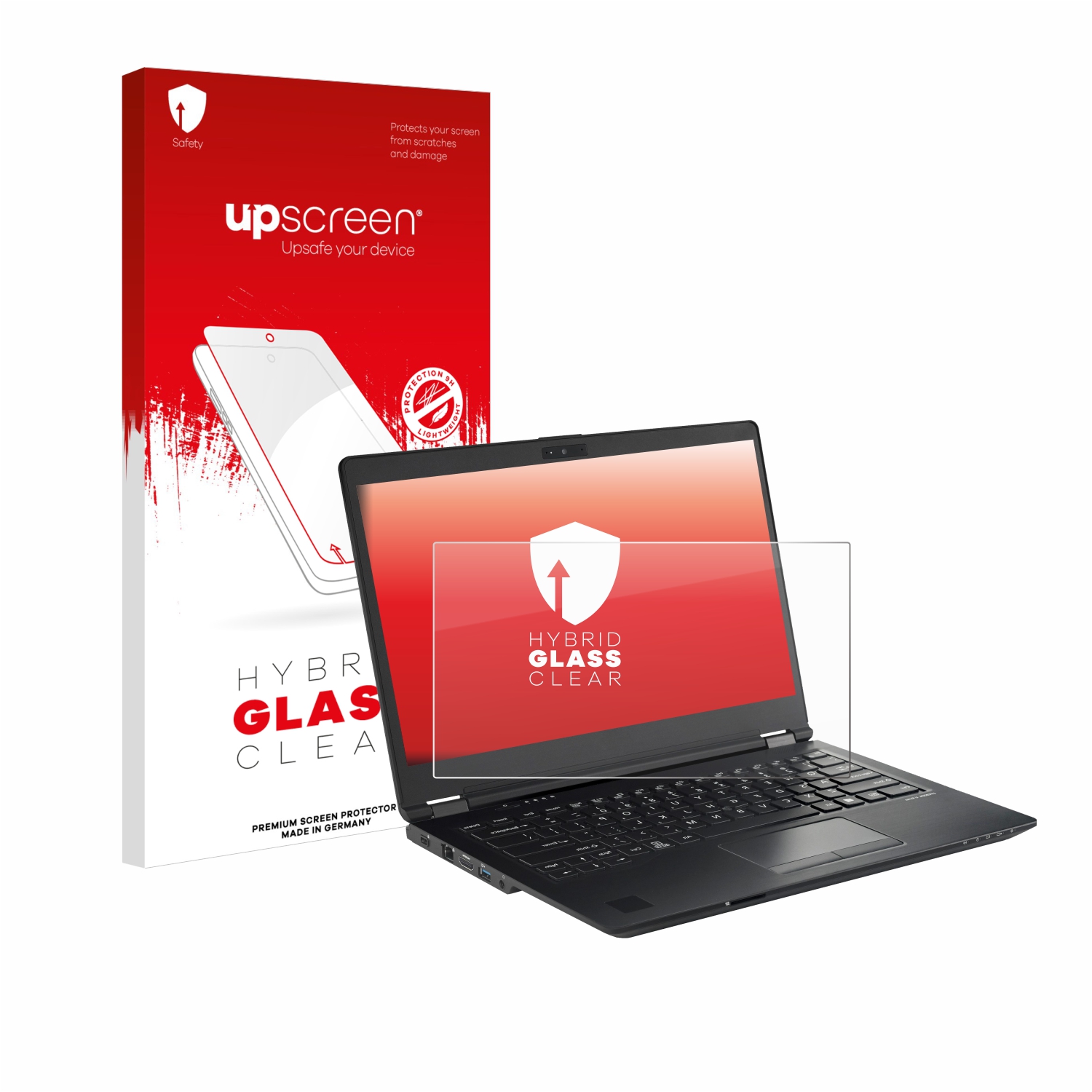 čirá skleněná fólie upscreen Hybrid Glas pro Fujitsu Lifebook U7410