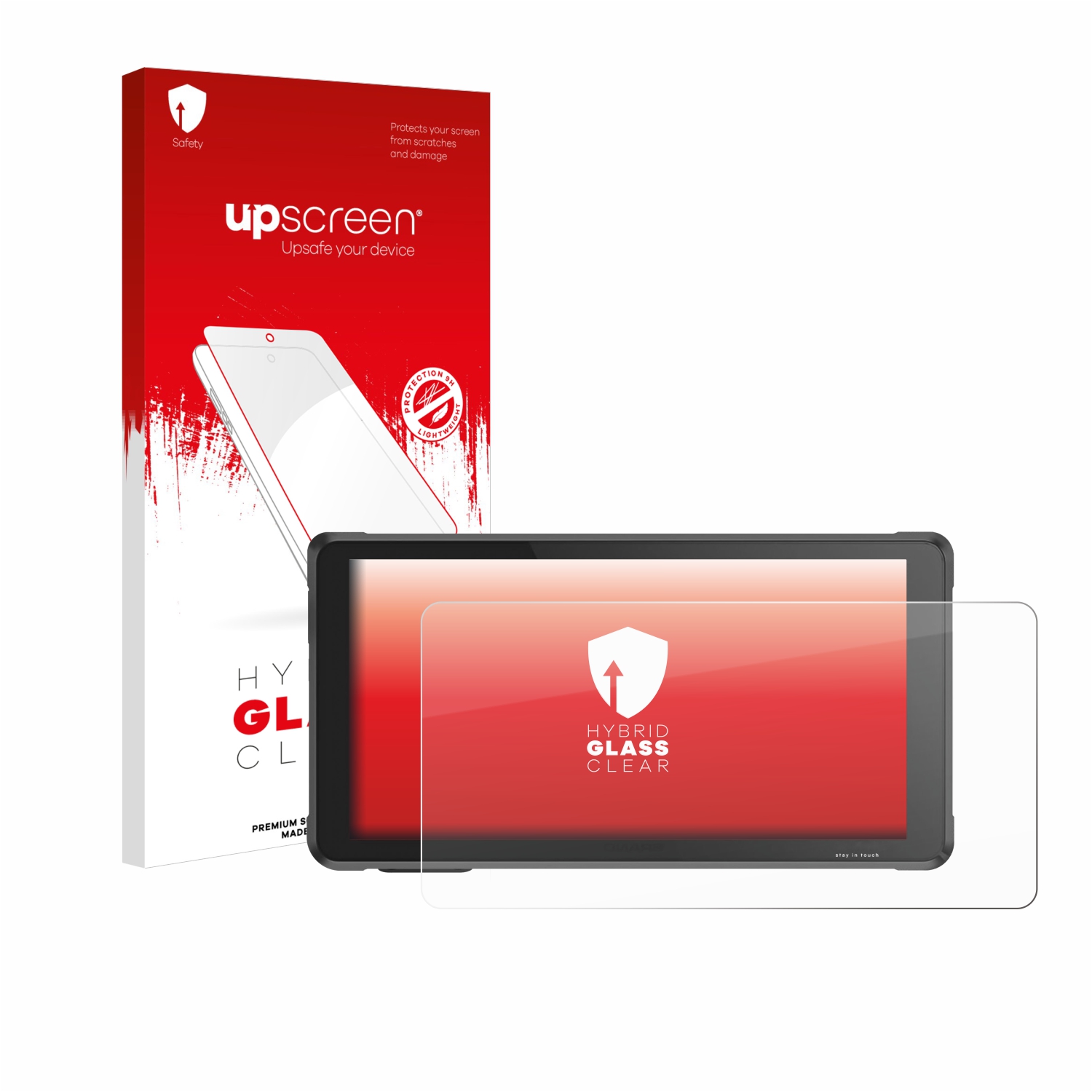 čirá skleněná fólie upscreen Hybrid Glas pro Interphone RideSync