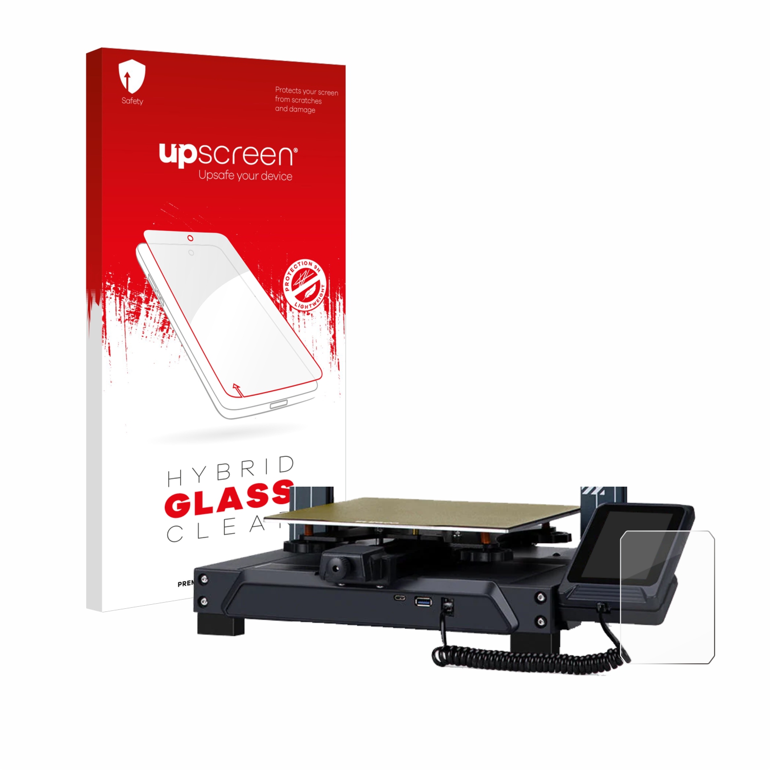 čirá skleněná fólie upscreen Hybrid Glas pro Elegoo Neptun 4
