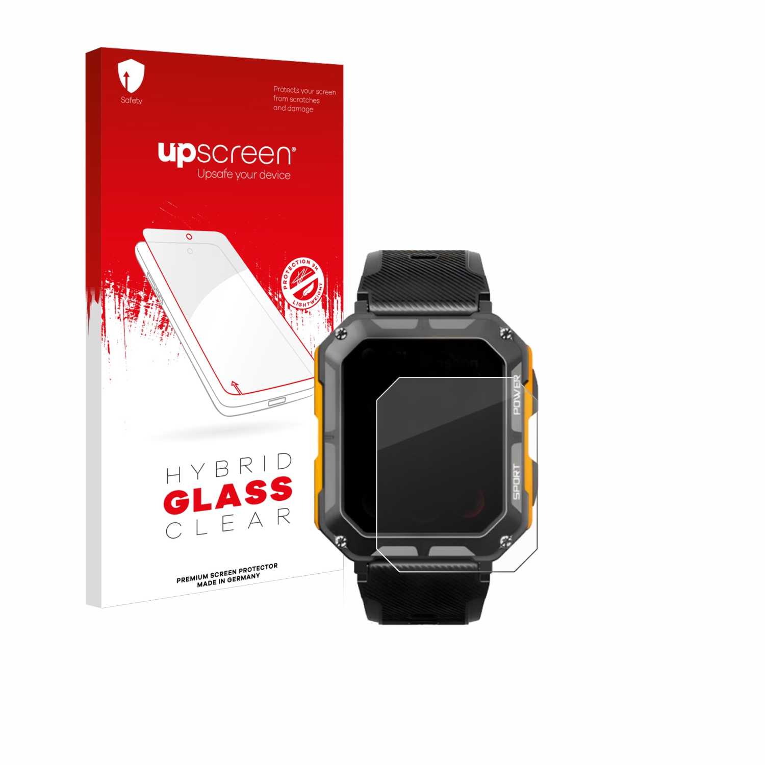 čirá skleněná fólie upscreen Hybrid Glas pro ArmorWatch Smartwatch