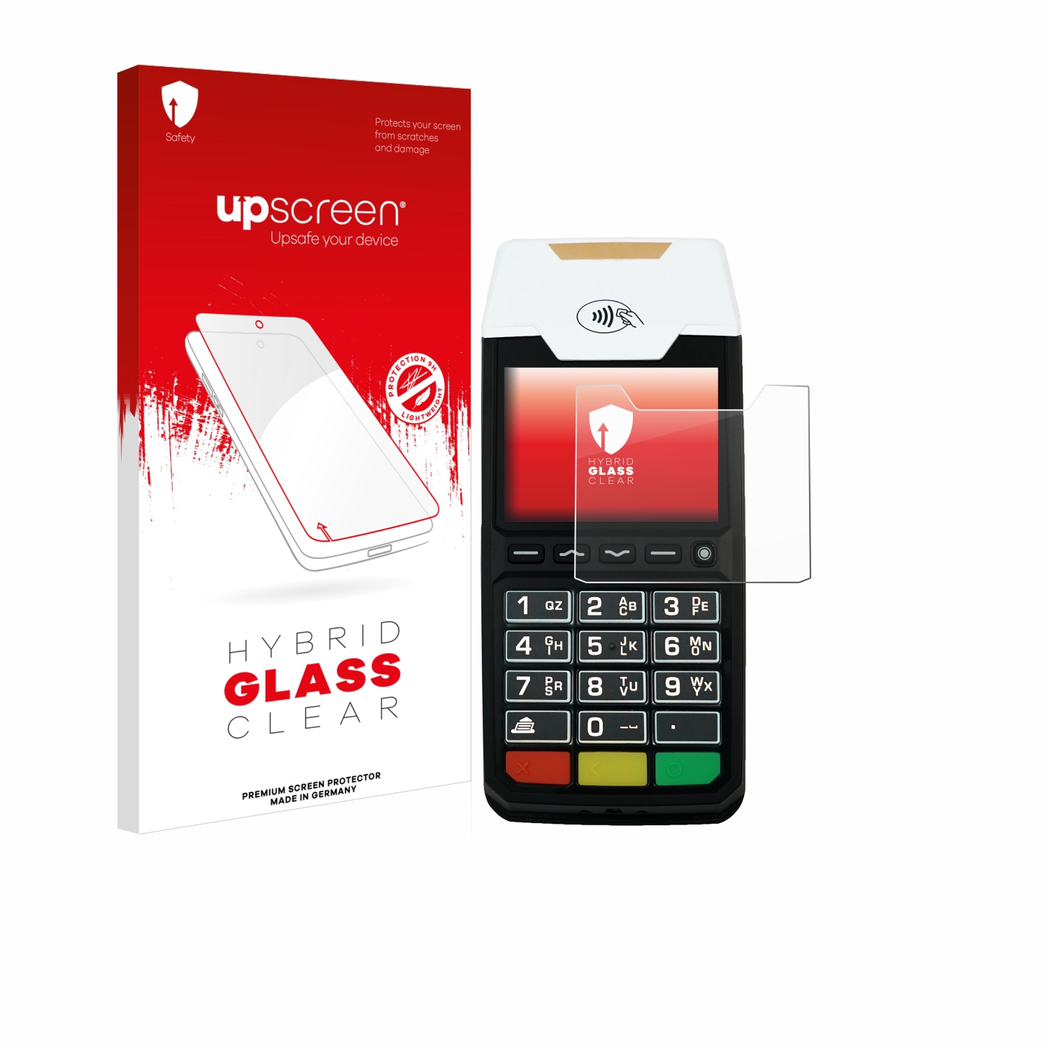 čirá skleněná fólie upscreen Hybrid Glas pro ingenico Tetra Desk/2600