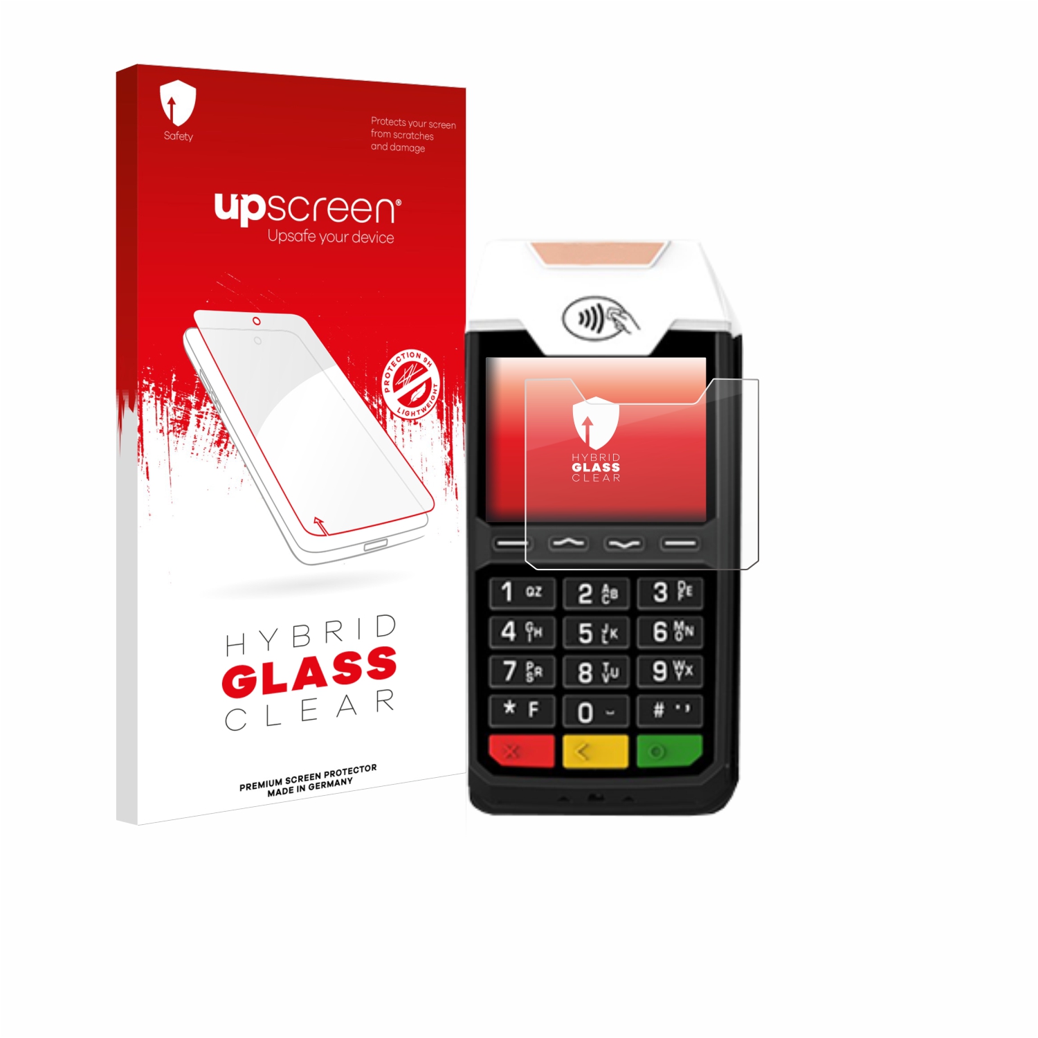 čirá skleněná fólie upscreen Hybrid Glas pro ingenico Tetra Lane/3600