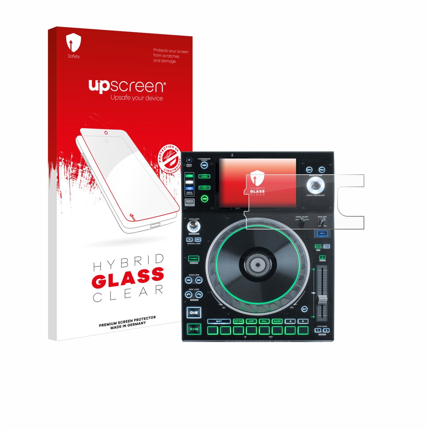 čirá skleněná fólie upscreen Hybrid Glas pro Denon DJ SC5000