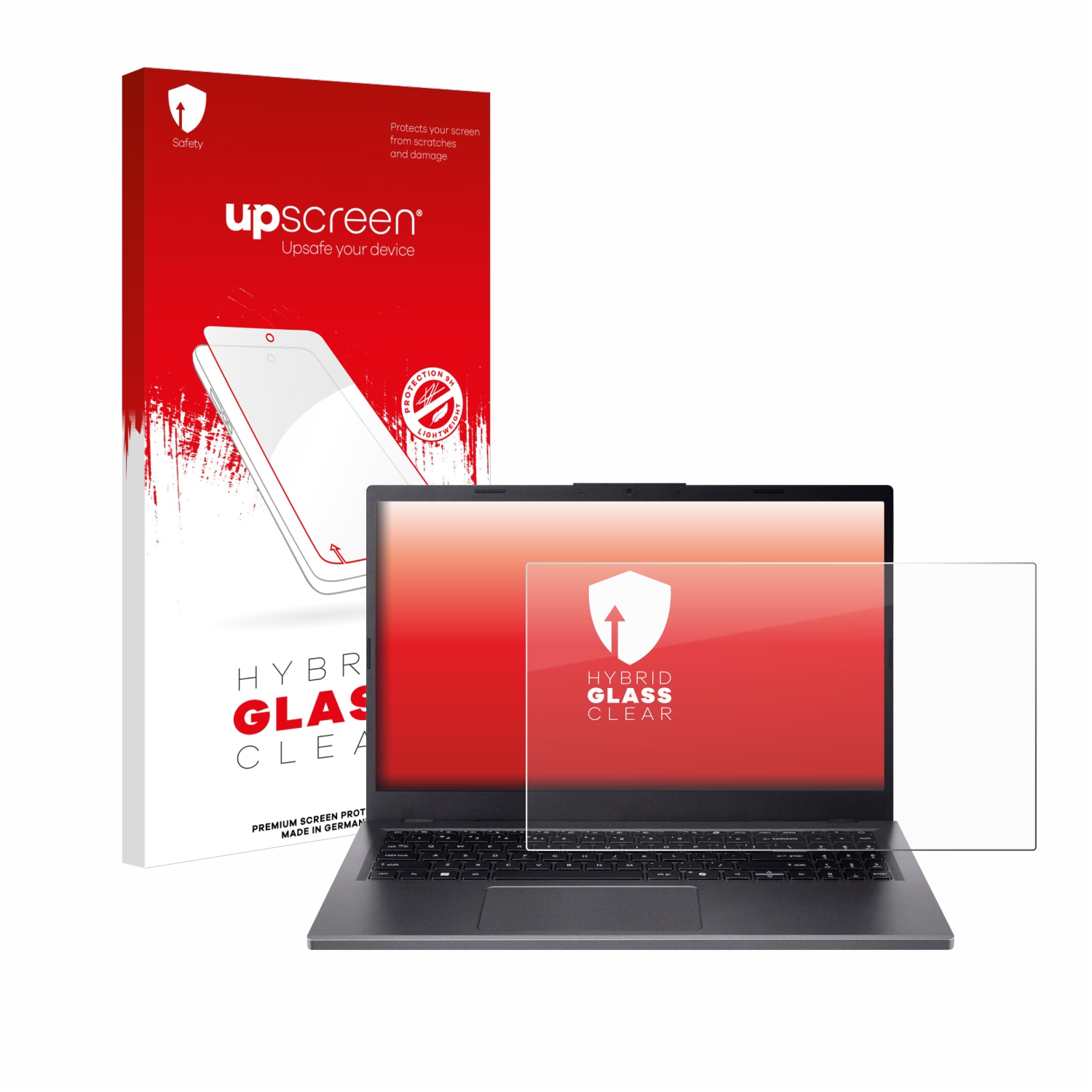 čirá skleněná fólie upscreen Hybrid Glas pro Acer Aspire 15 A15-41