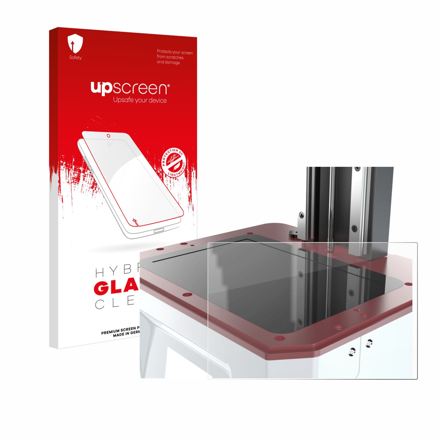čirá skleněná fólie upscreen Hybrid Glas pro Flashforge Foto 9.25 6K monochrome screen