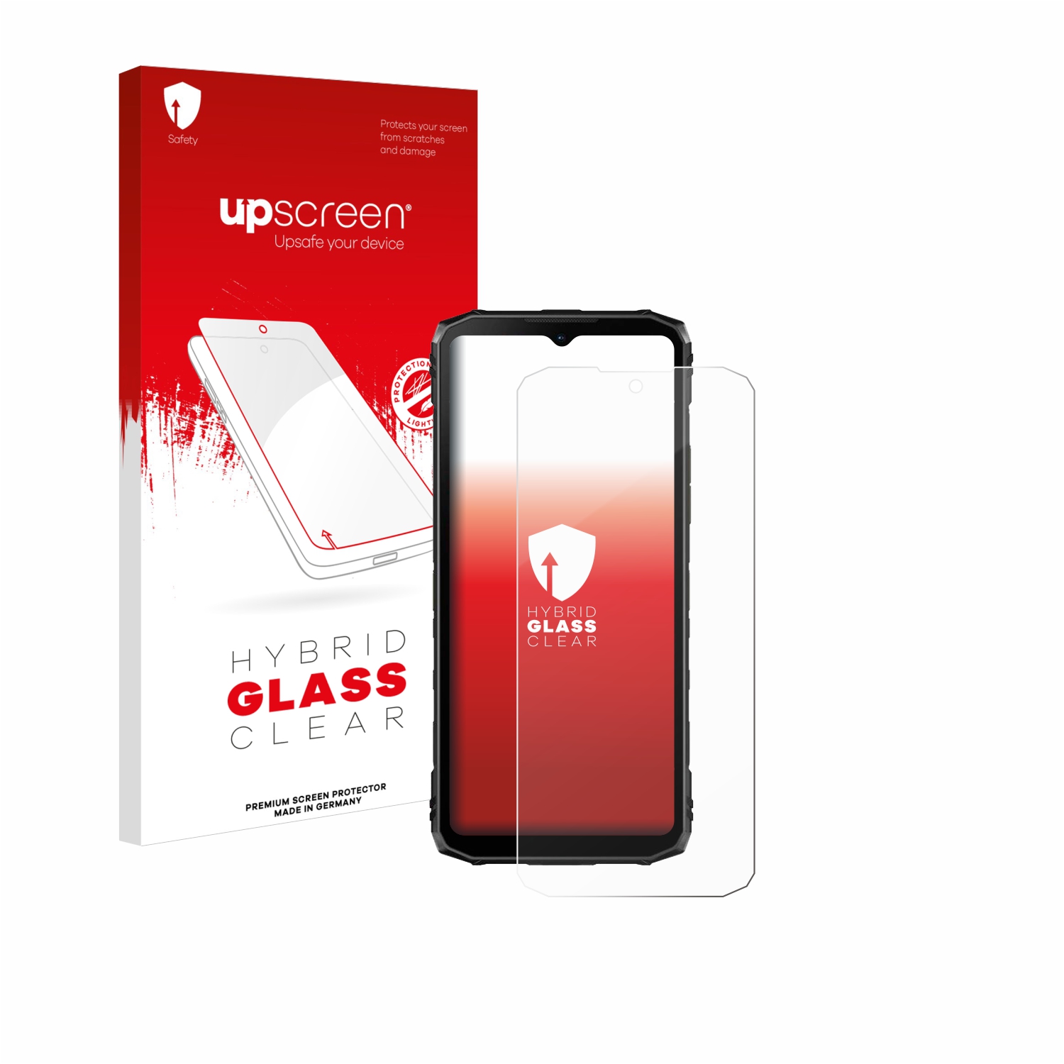 čirá skleněná fólie upscreen Hybrid Glas pro Doogee Blade 10 Pro