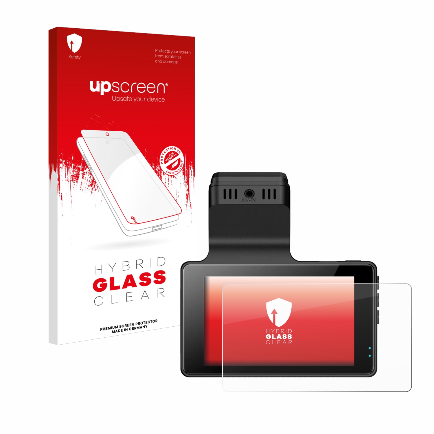 čirá skleněná fólie upscreen Hybrid Glas pro Azdome M63 Pro
