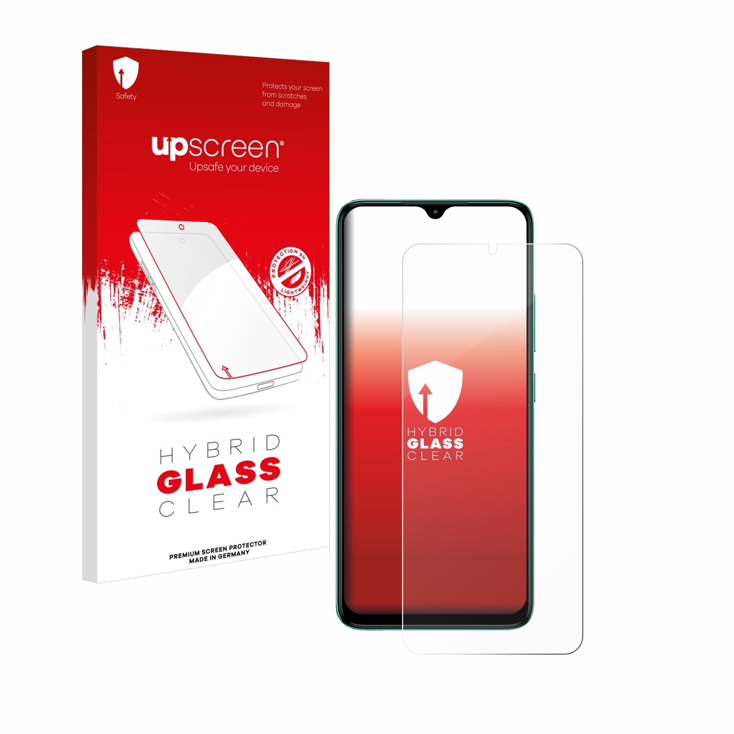 čirá skleněná fólie upscreen Hybrid Glas pro HMD Aura