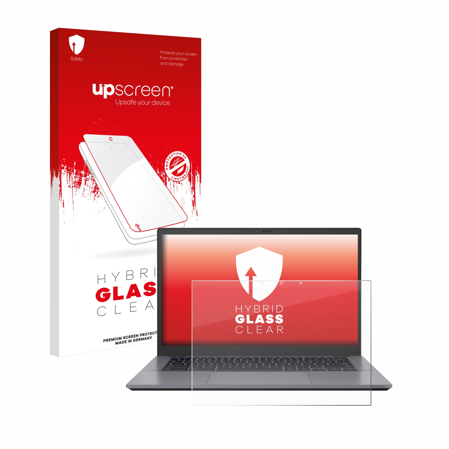 čirá skleněná fólie upscreen Hybrid Glas pro ASUS Chromebook Plus CM3401FFA