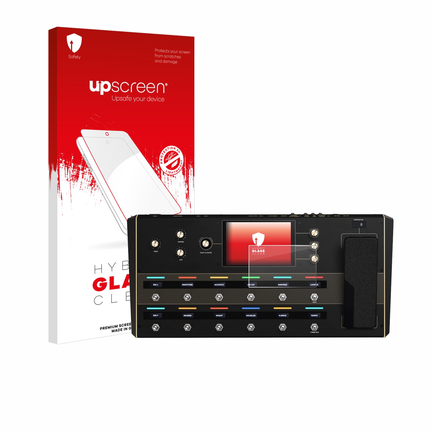 čirá skleněná fólie upscreen Hybrid Glas pro Headrush Prime