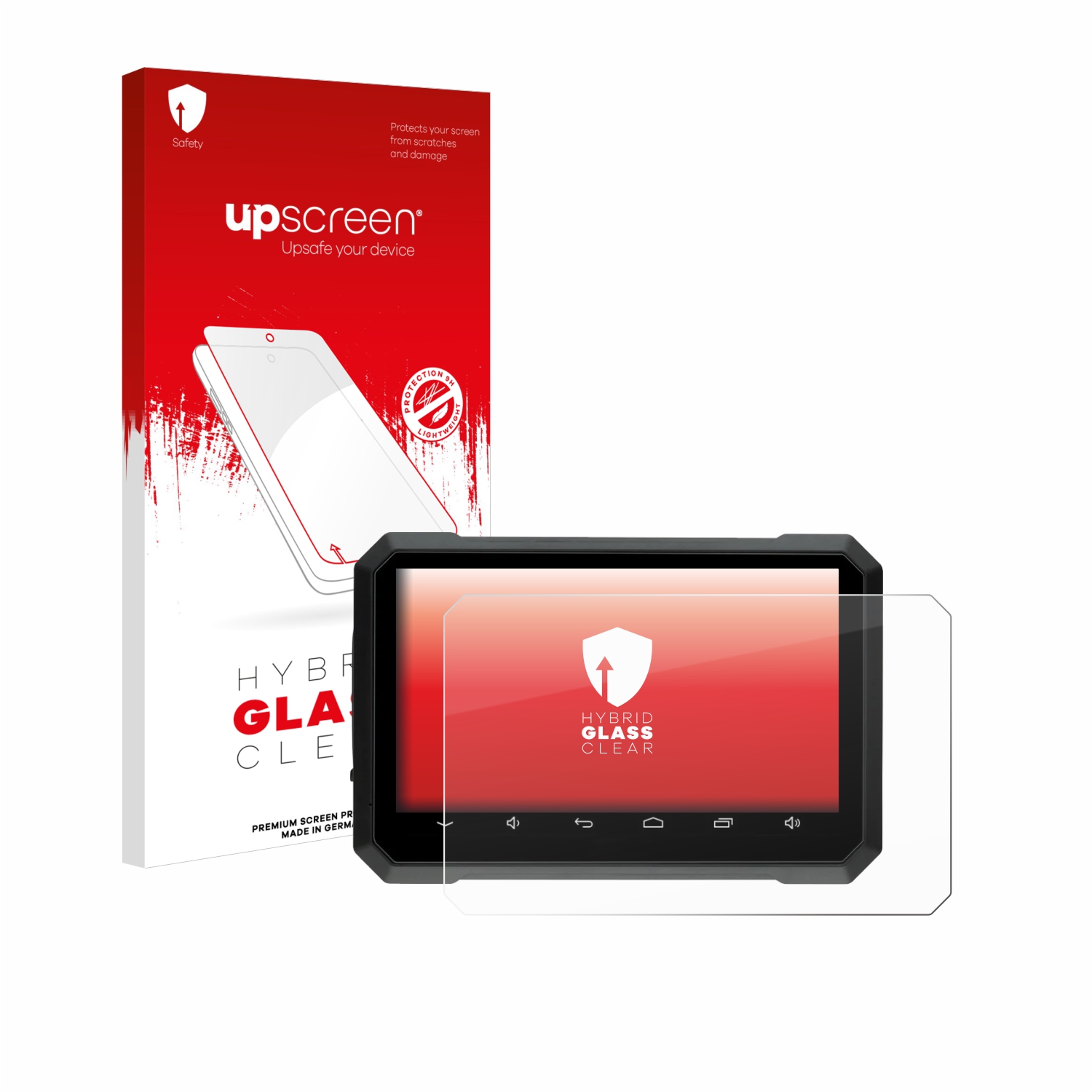 čirá skleněná fólie upscreen Hybrid Glas pro Elebest Rider AM700