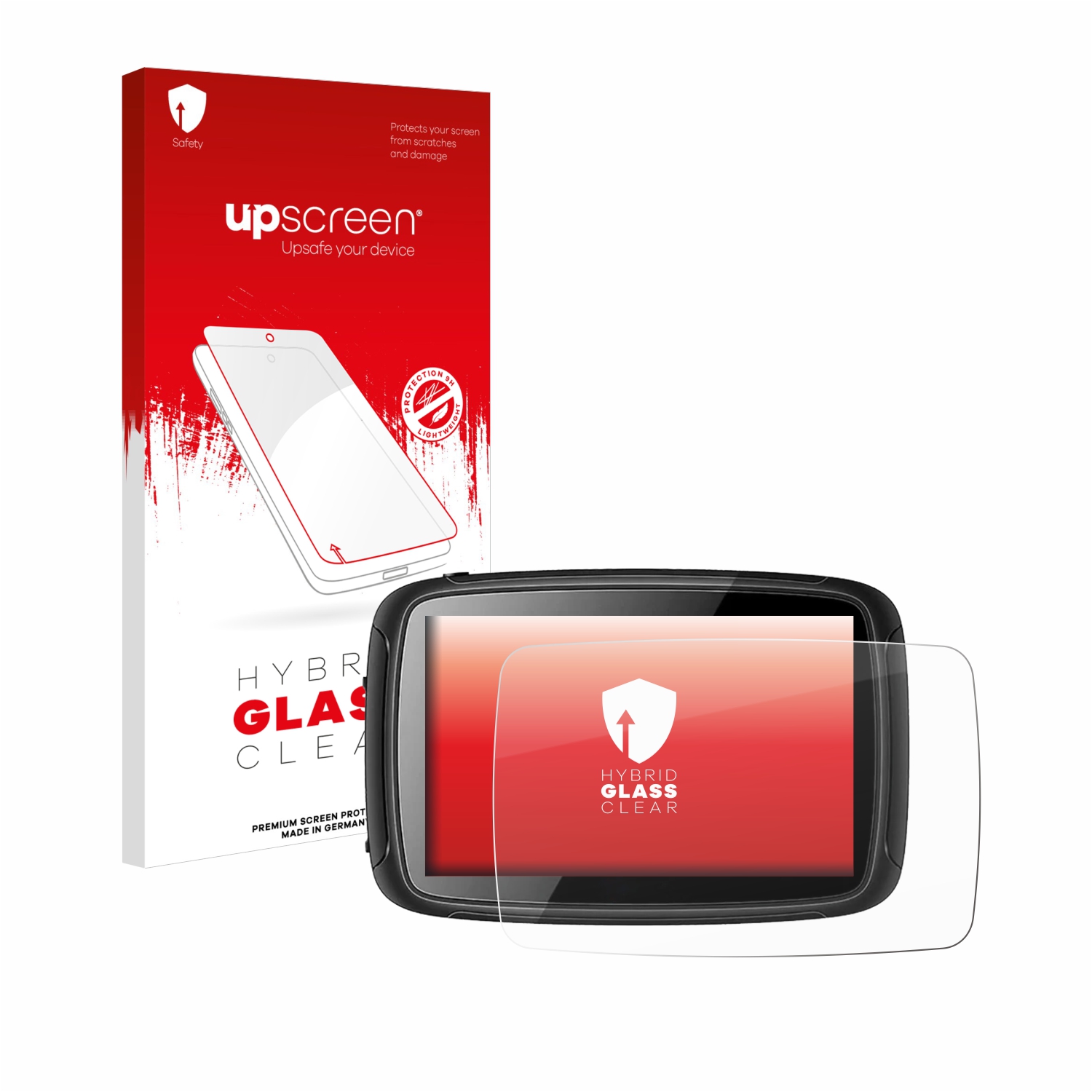 čirá skleněná fólie upscreen Hybrid Glas pro Elebest Rider AM500 5