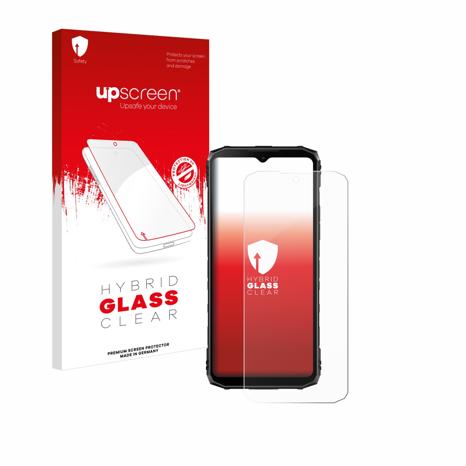čirá skleněná fólie upscreen Hybrid Glas pro Doogee Blade 10 Ultra