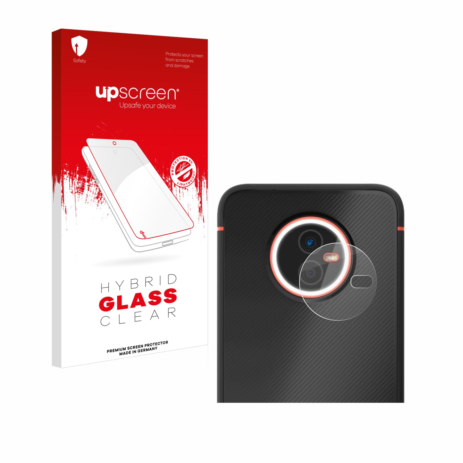 čirá skleněná fólie upscreen Hybrid Glas pro Gigaset GX4 Pro (pouze kamera)