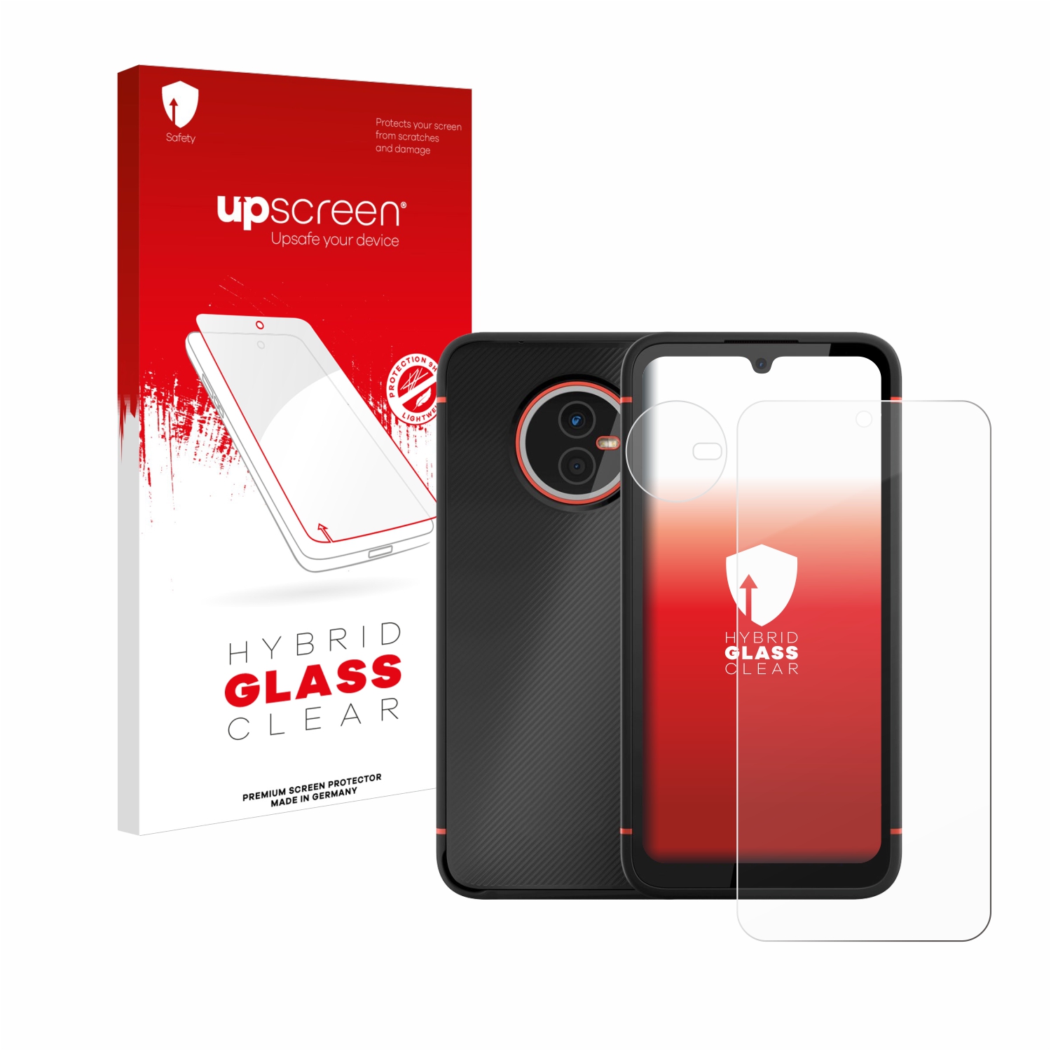 čirá skleněná fólie upscreen Hybrid Glas pro Gigaset GX4 Pro (displej+Kamera)