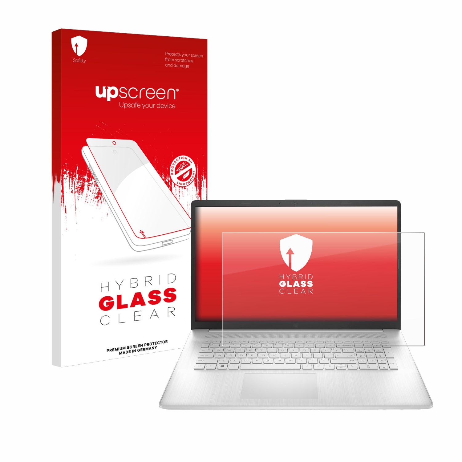 čirá skleněná fólie upscreen Hybrid Glas pro HP 17-cp0280ng