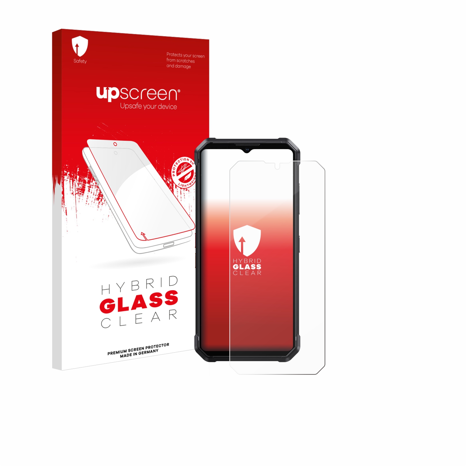 čirá skleněná fólie upscreen Hybrid Glas pro Fossibot F106 Pro