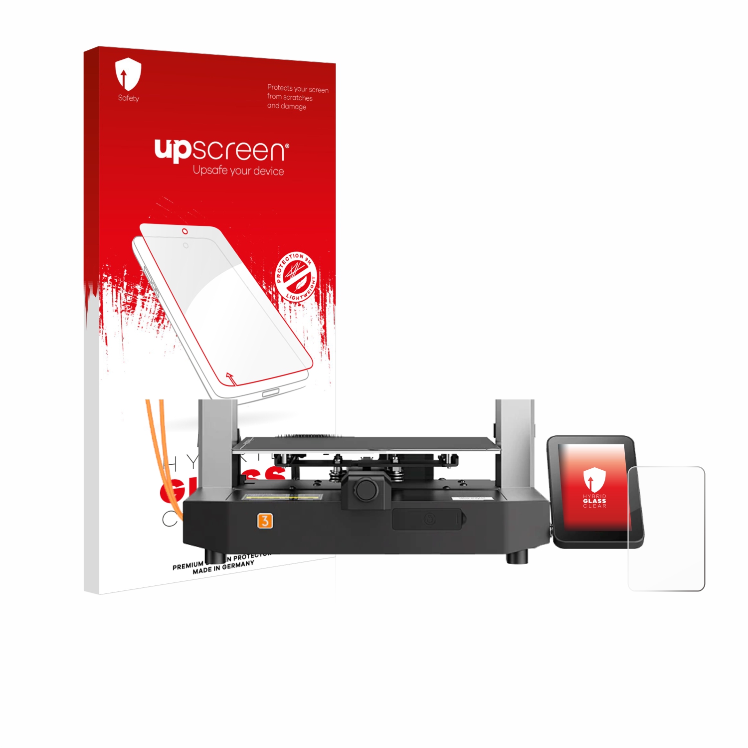 čirá skleněná fólie upscreen Hybrid Glas pro Anycubic Kobra 3
