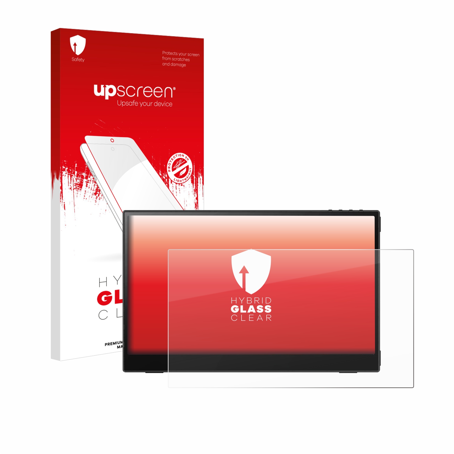 čirá skleněná fólie upscreen Hybrid Glas pro AOC 16T3EA