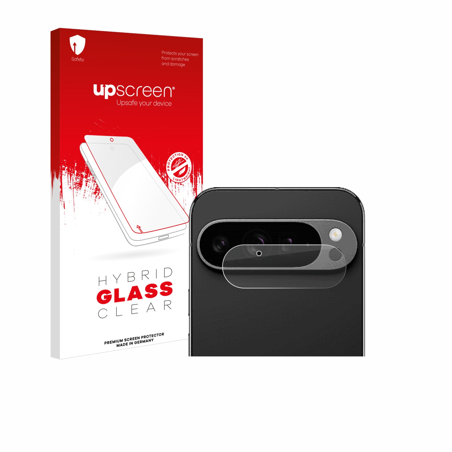 čirá skleněná fólie upscreen Hybrid Glas pro Google Pixel 9 Pro XL (pouze kamera)