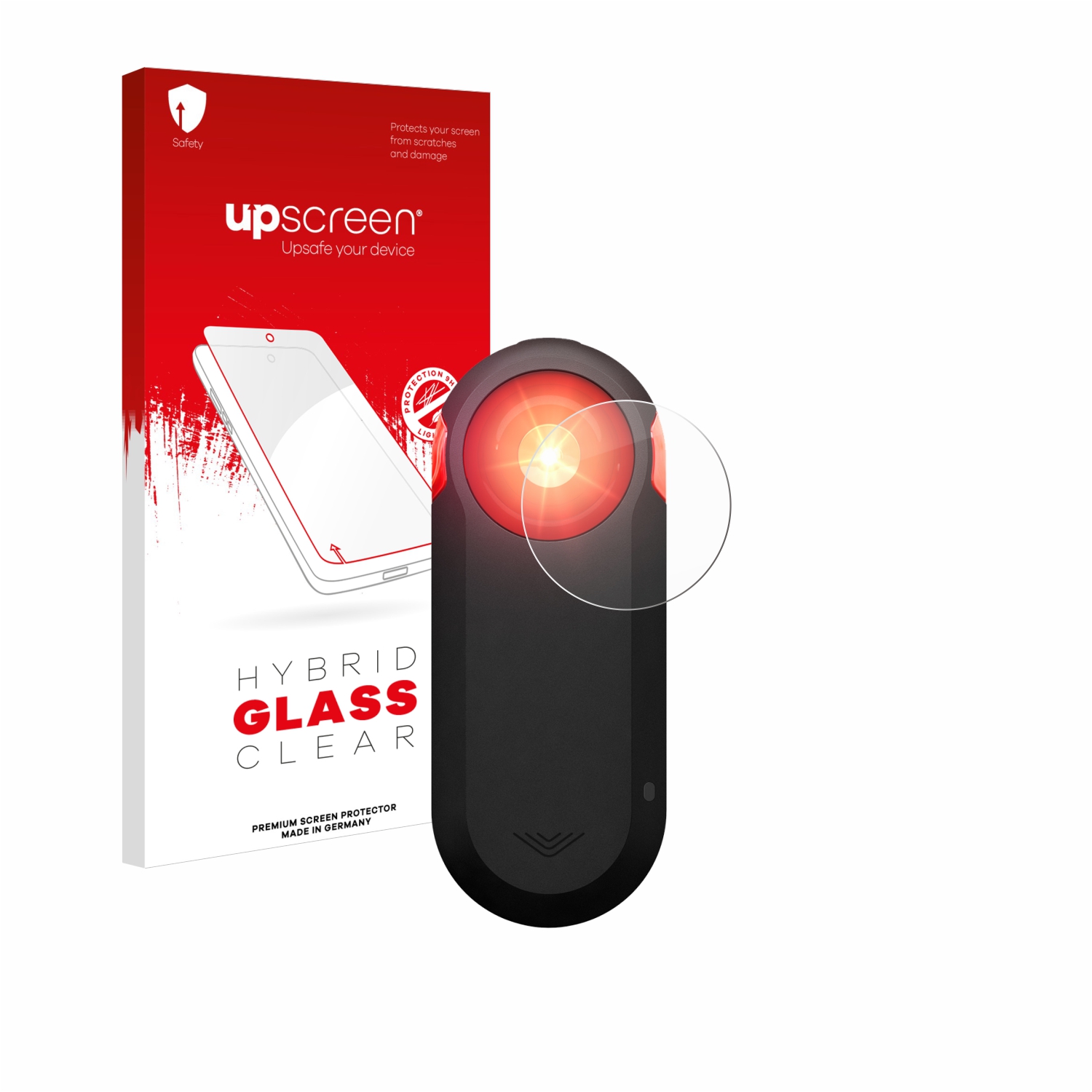 čirá skleněná fólie upscreen Hybrid Glas pro Garmin Varia RTL516