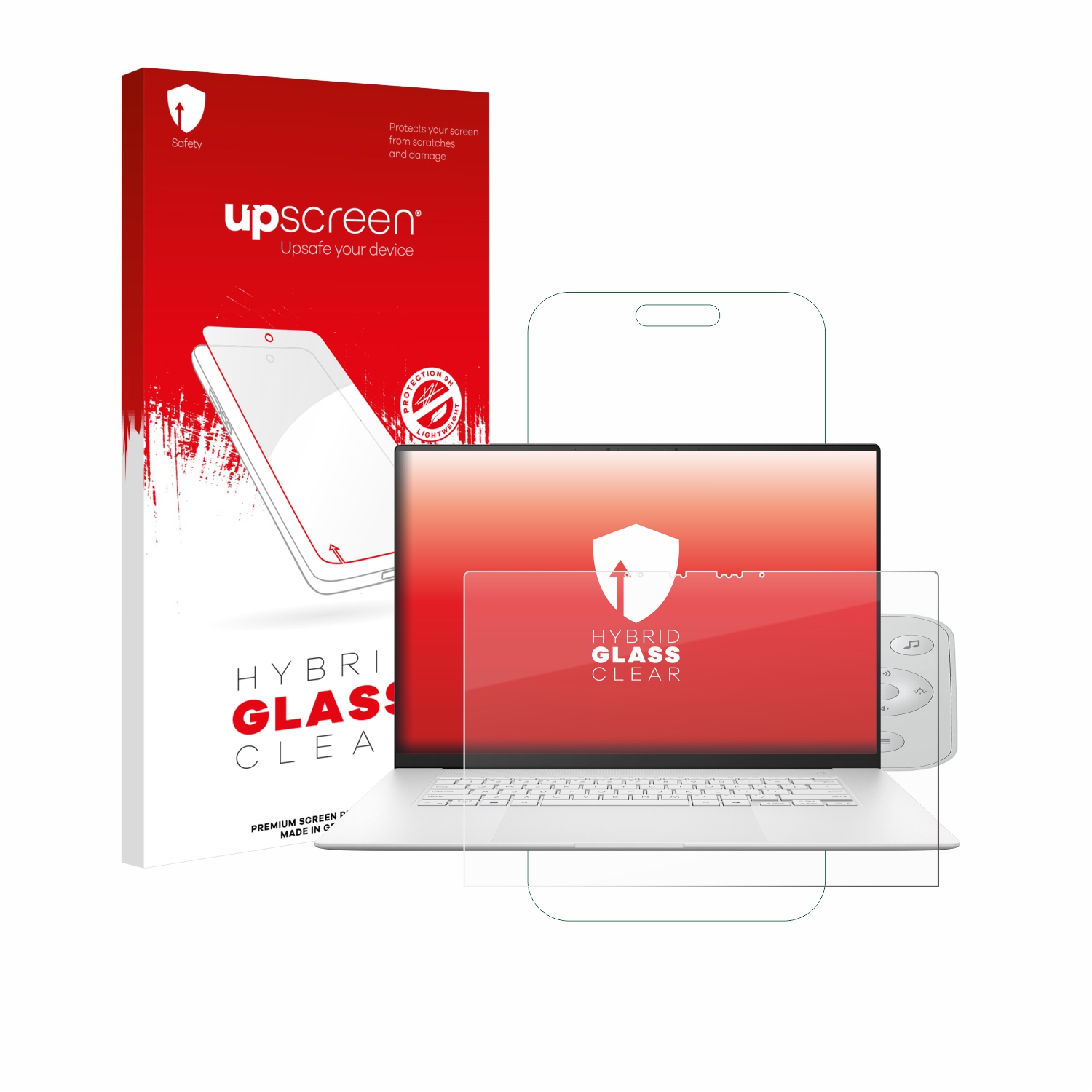 čirá skleněná fólie upscreen Hybrid Glas pro ASUS ZenBook S 16 UM5606