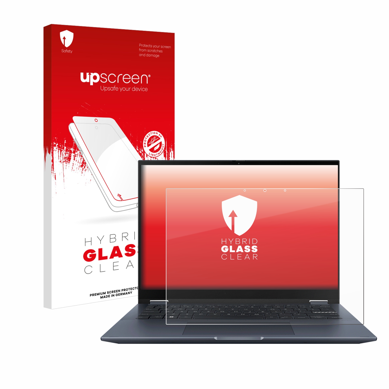 čirá skleněná fólie upscreen Hybrid Glas pro ASUS Vivobook S 14 Flip TN3402