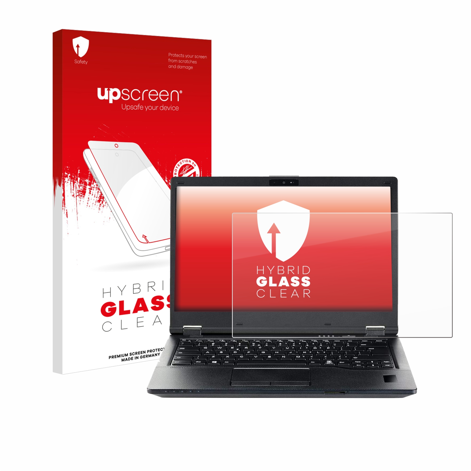 čirá skleněná fólie upscreen Hybrid Glas pro Fujitsu Lifebook E5410