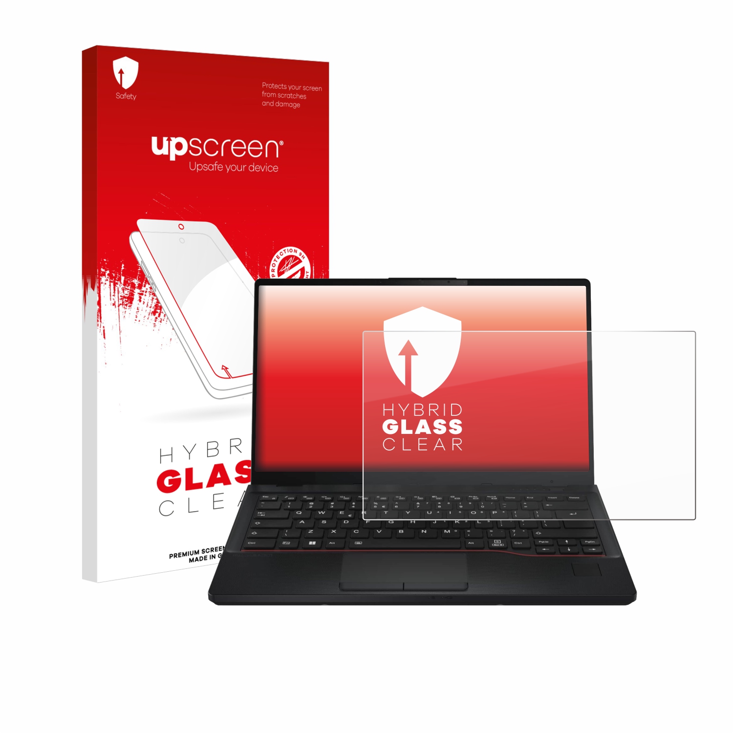 čirá skleněná fólie upscreen Hybrid Glas pro Fujitsu Lifebook E5413