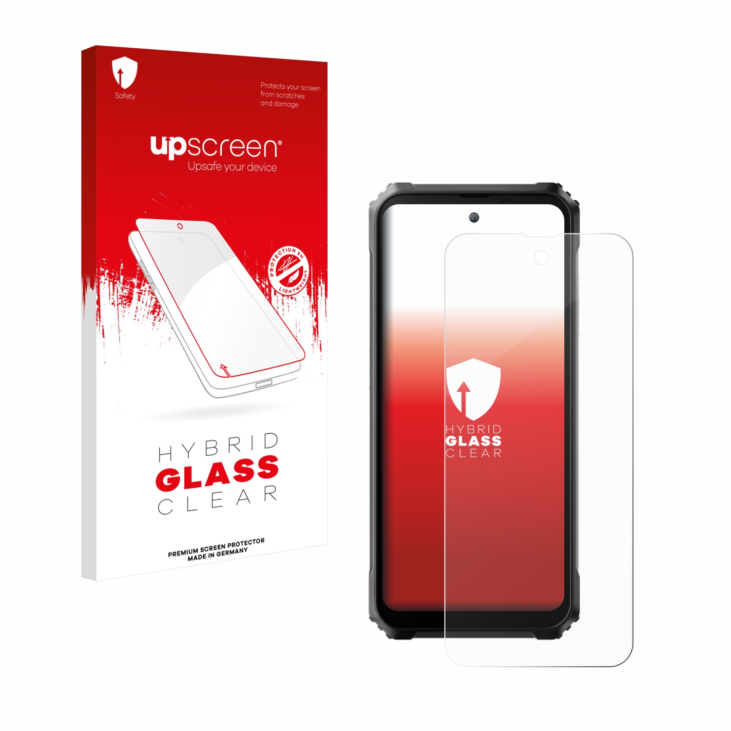 čirá skleněná fólie upscreen Hybrid Glas pro Blackview BL9000 Pro