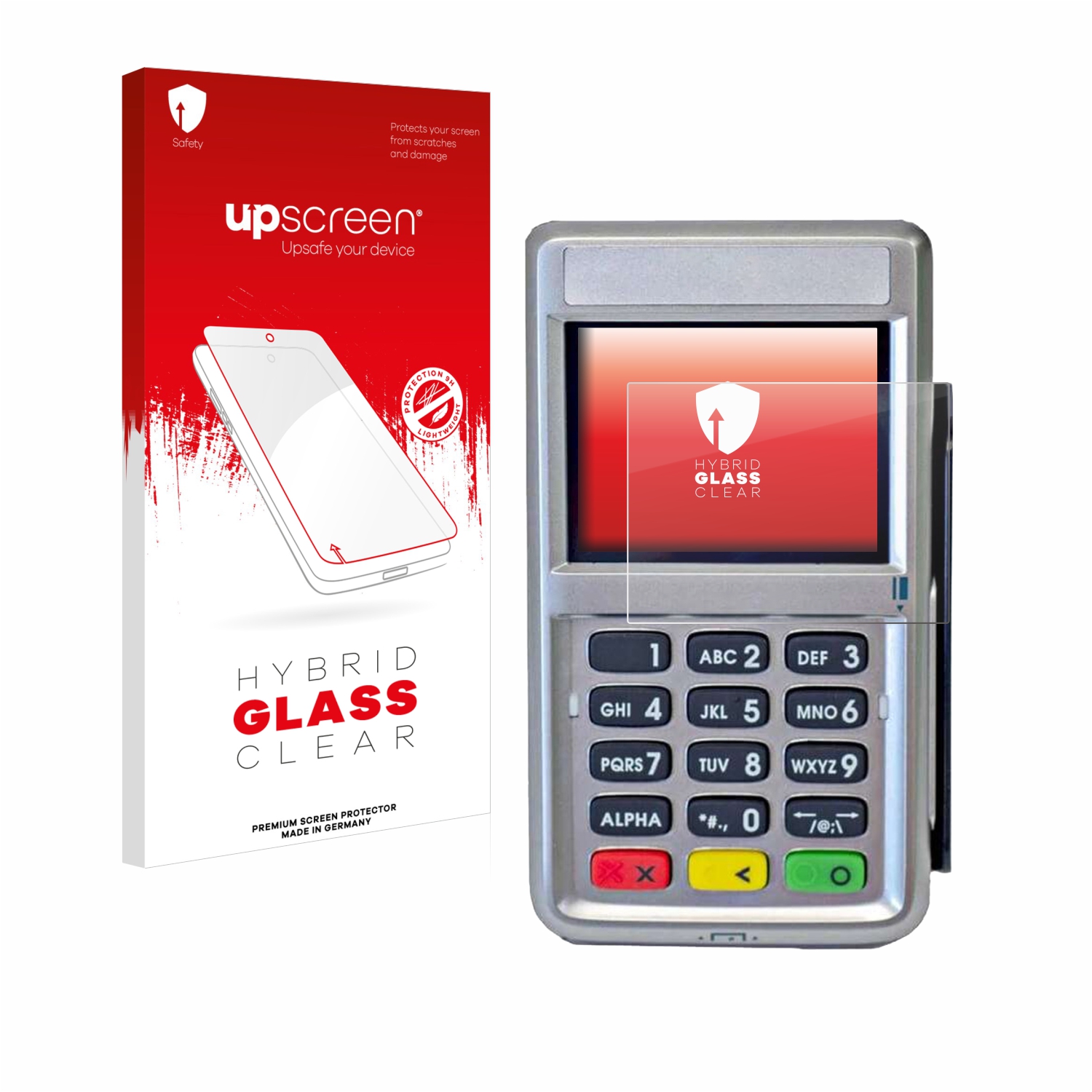 čirá skleněná fólie upscreen Hybrid Glas pro First Data RP10