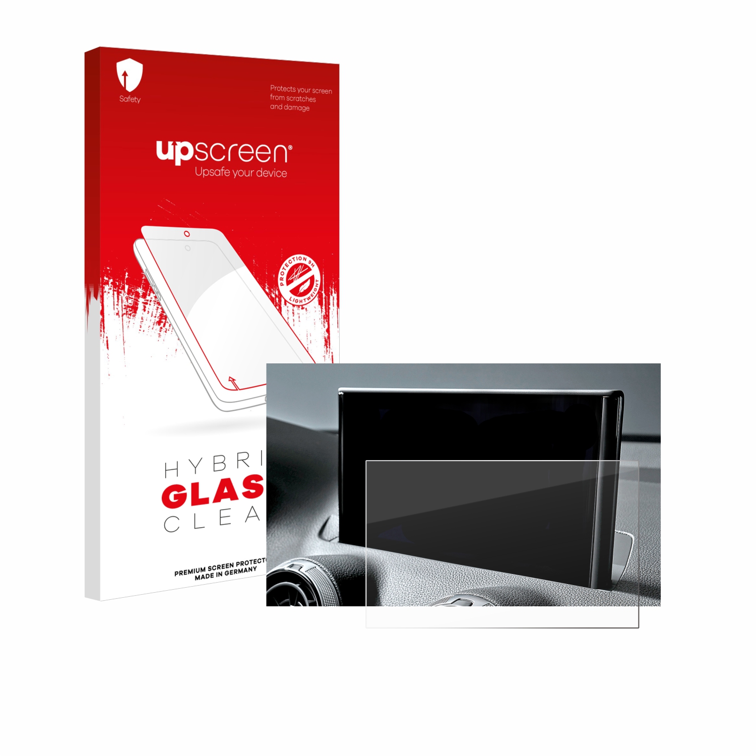čirá skleněná fólie upscreen Hybrid Glas pro Audi Q2 Facelift 2024