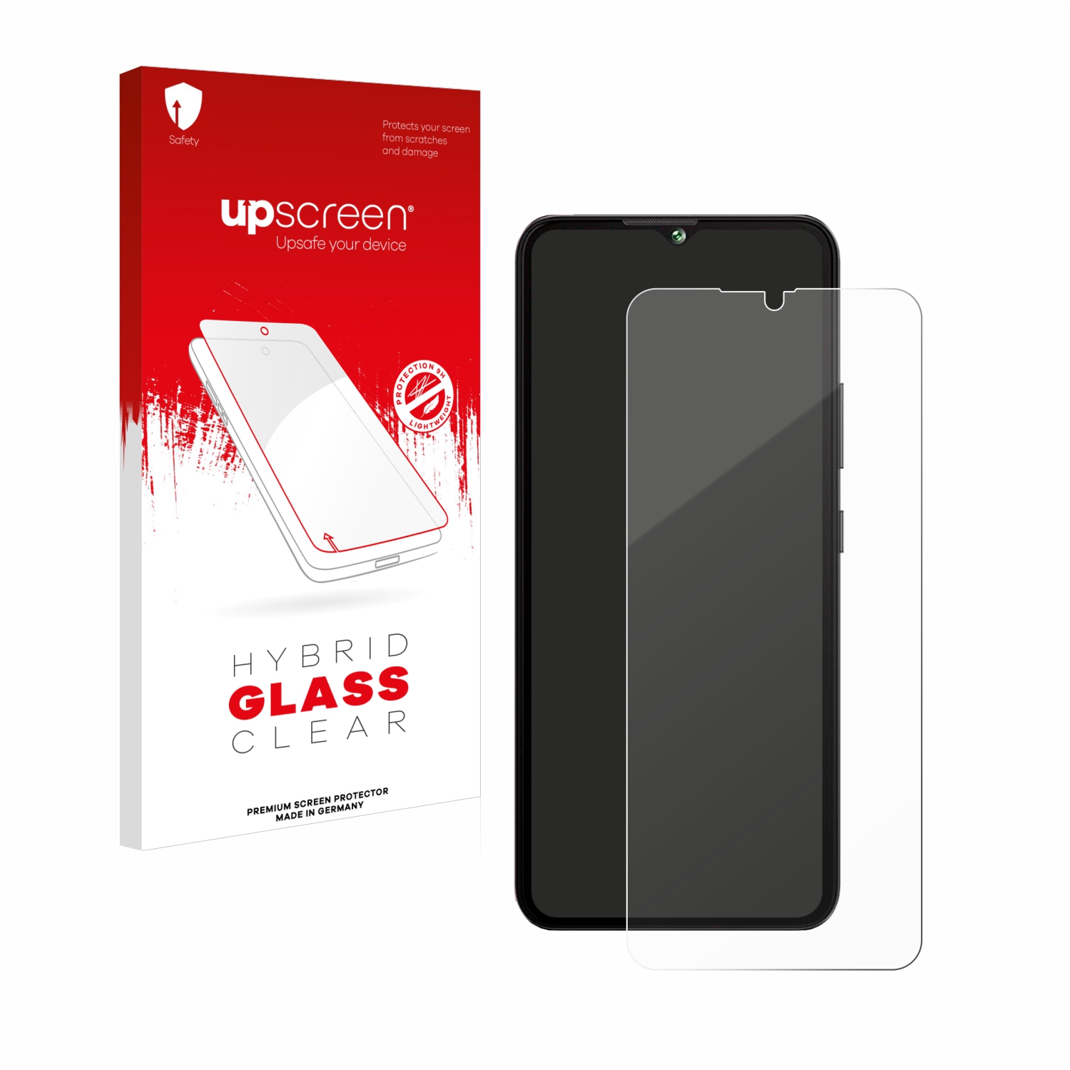čirá skleněná fólie upscreen Hybrid Glas pro Cubot A10
