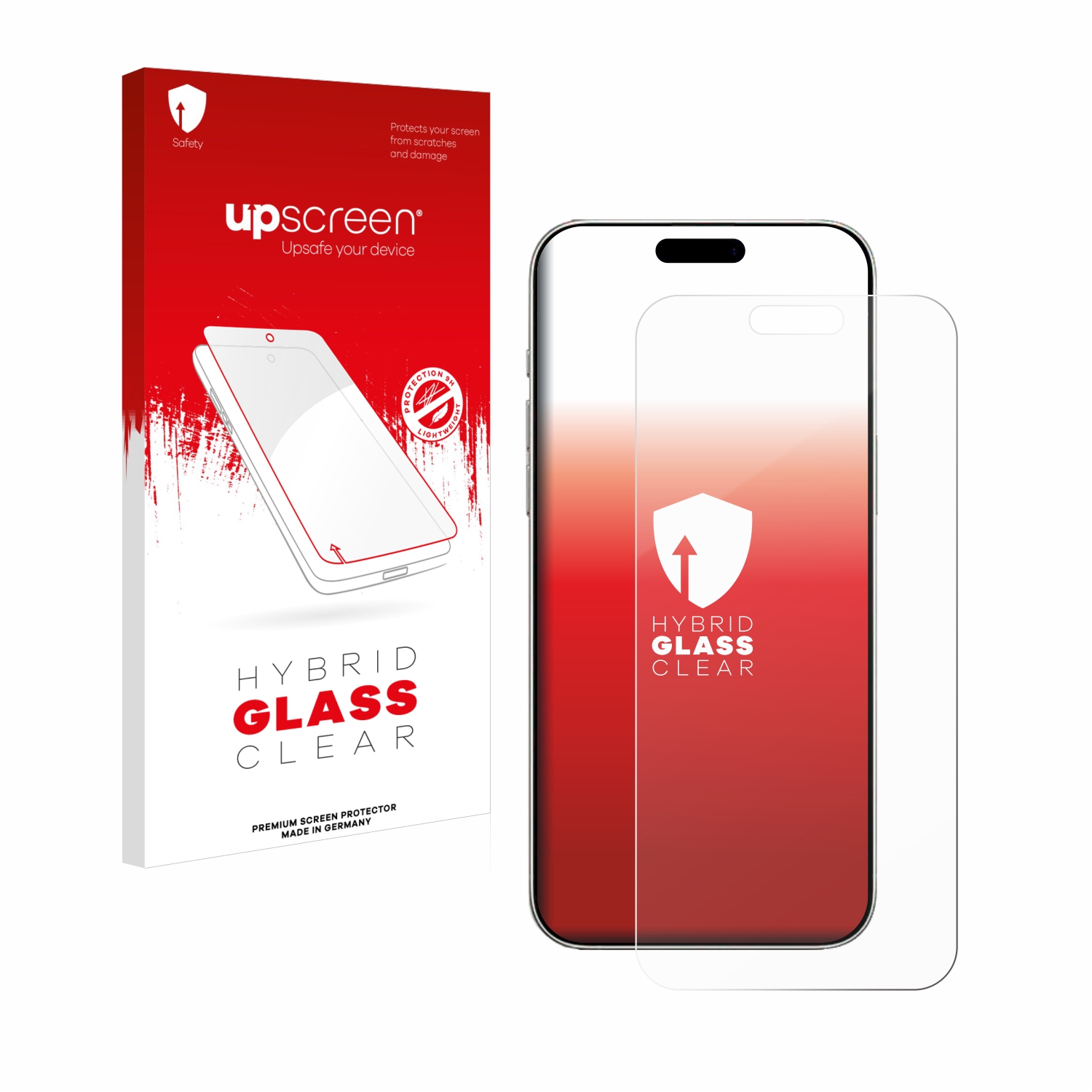 čirá skleněná fólie upscreen Hybrid Glas pro Apple iPhone 16 Pro