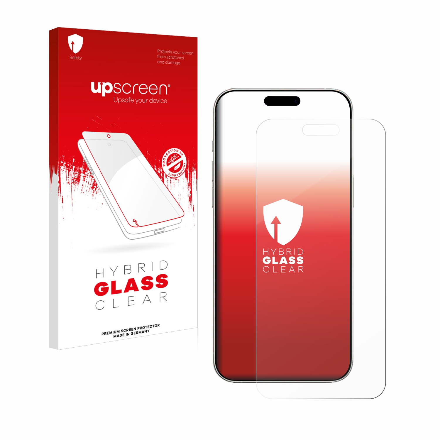 čirá skleněná fólie upscreen Hybrid Glas pro Apple iPhone 16 Plus