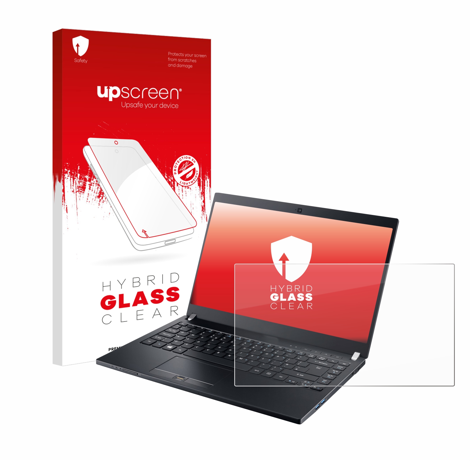 čirá skleněná fólie upscreen Hybrid Glas pro Acer TravelMate P648-MG-71S5