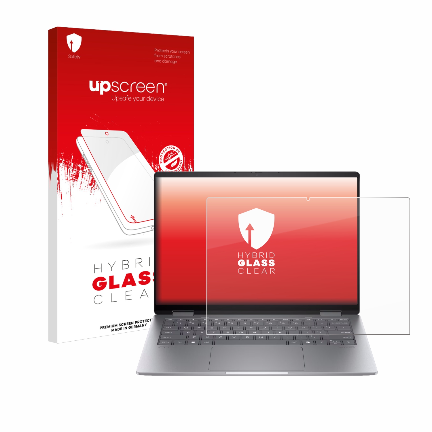čirá skleněná fólie upscreen Hybrid Glas pro HP Envy x360 2-in-1 14-fa0008na