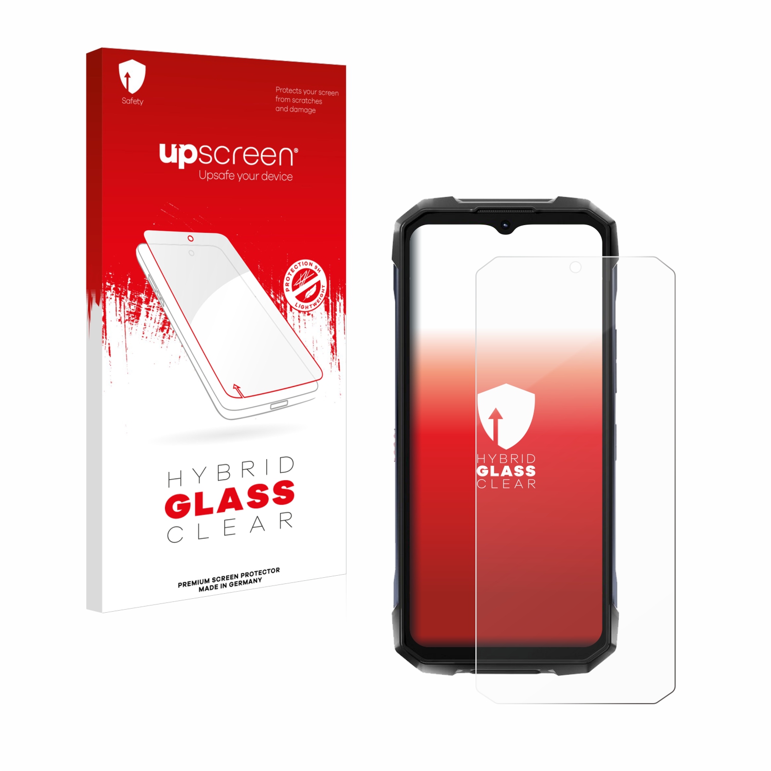 čirá skleněná fólie upscreen Hybrid Glas pro Hotwav Hyper 7 Pro
