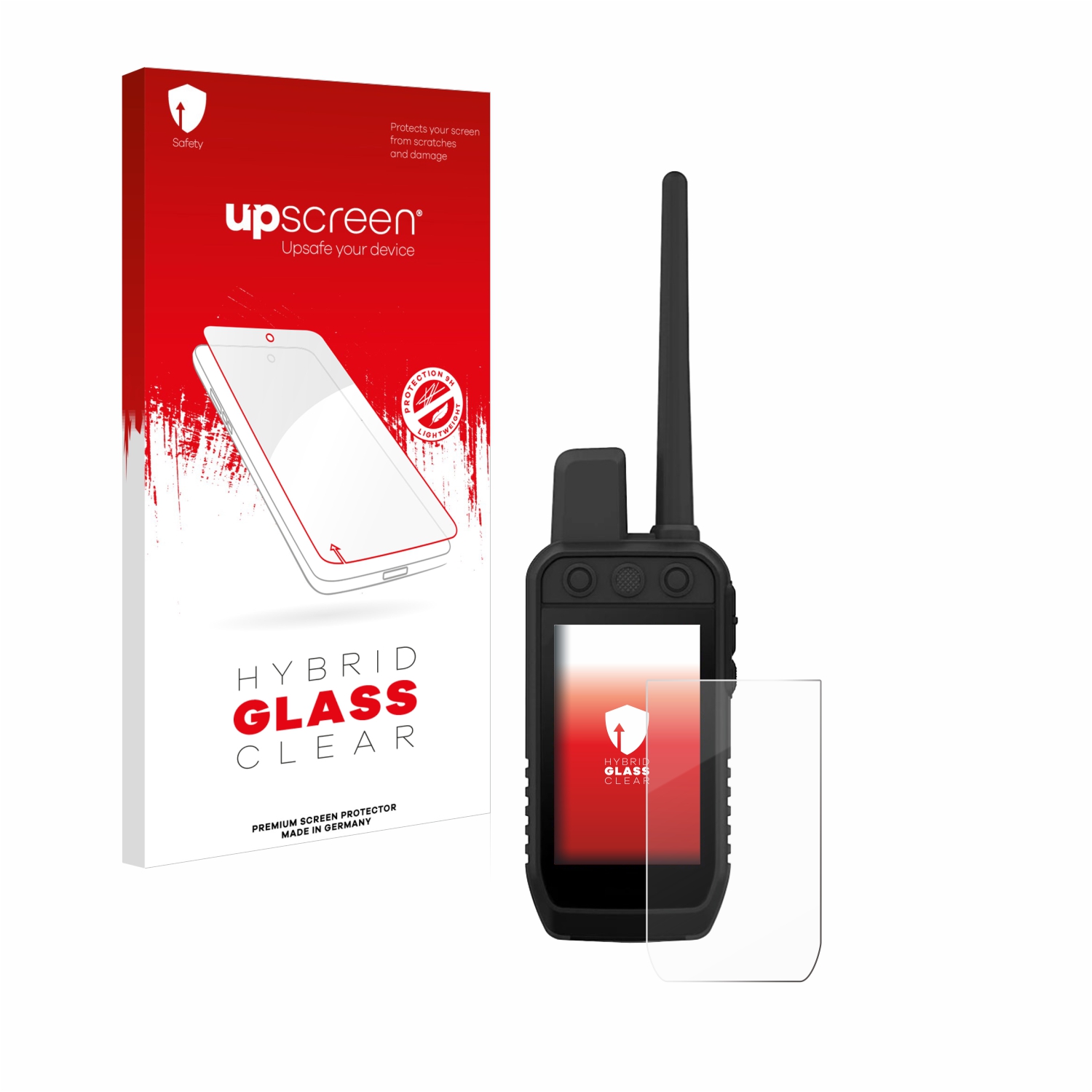 čirá skleněná fólie upscreen Hybrid Glas pro Garmin Alpha 300 K