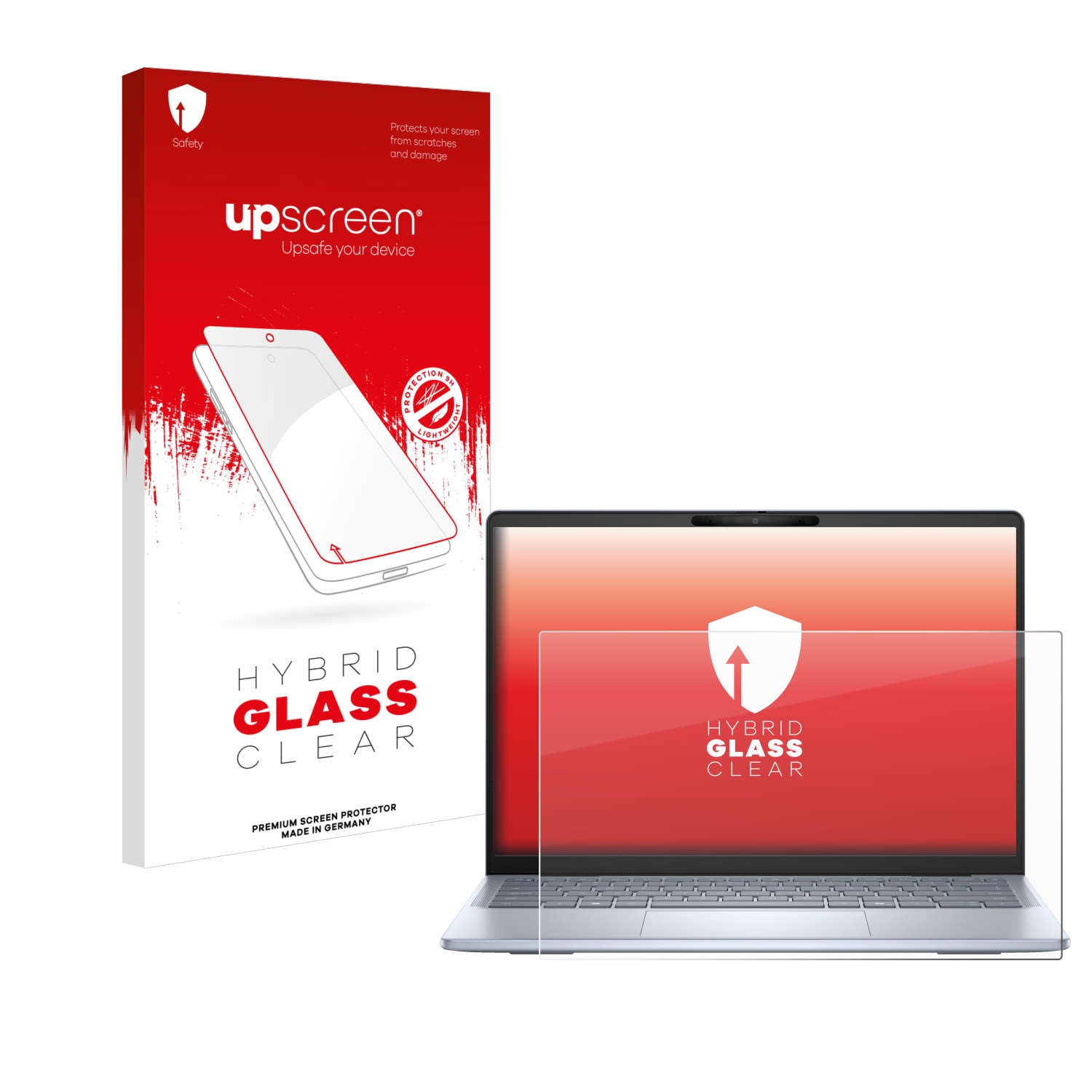 čirá skleněná fólie upscreen Hybrid Glas pro Dell Inspiron 14 Plus 7441 Laptop